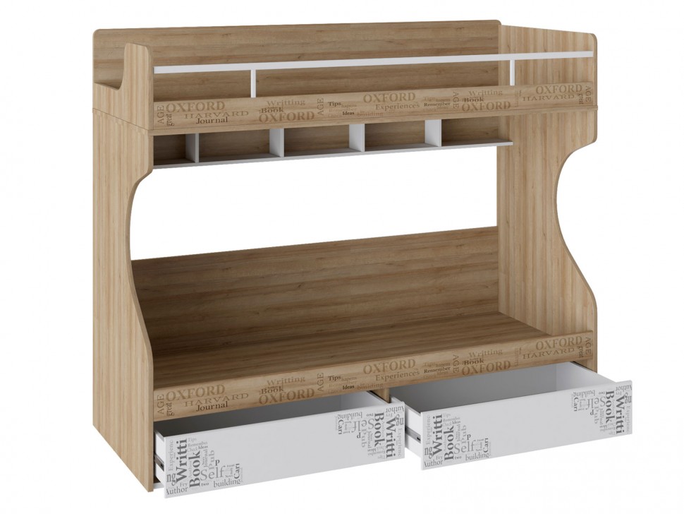 Двухъярусная кровать с приставной лестницей Оксфорд