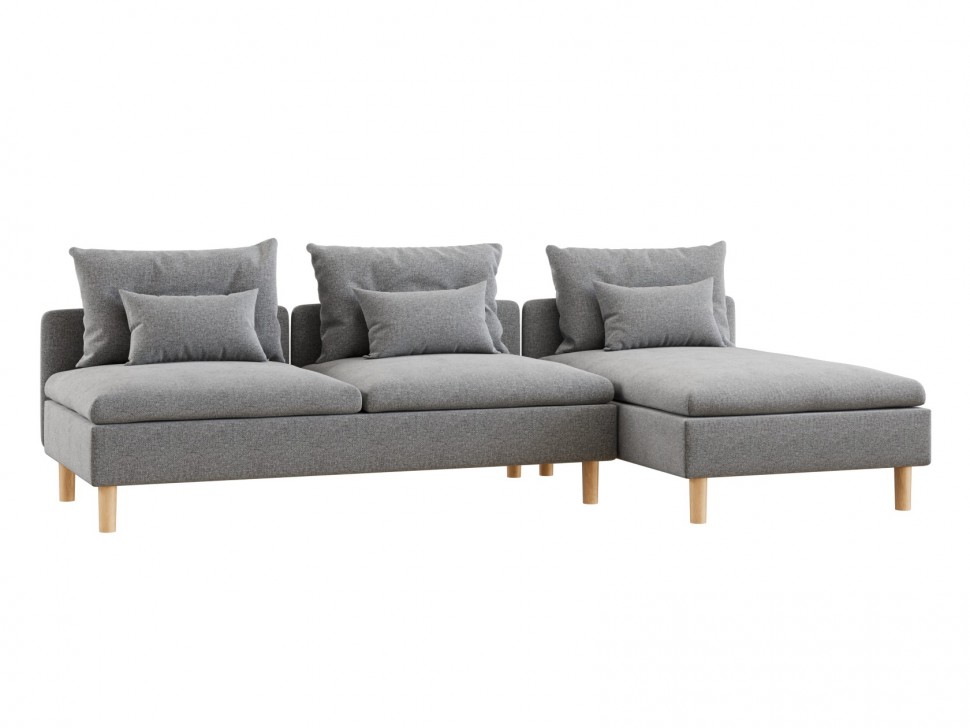 Угловой диван Калисто с оттоманкой