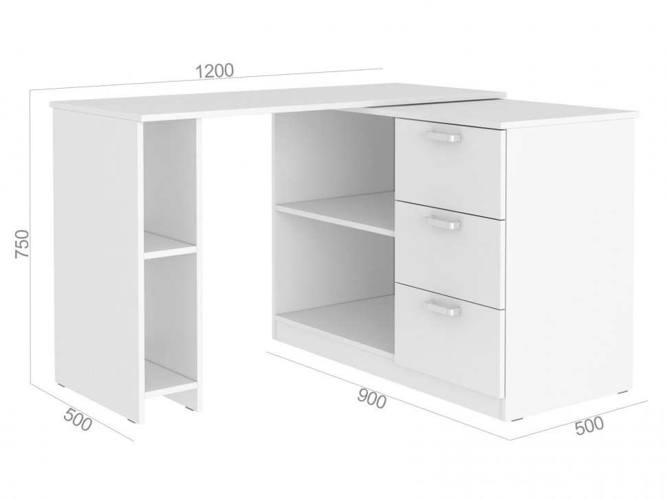 Поворотный компьютерный стол КС 1