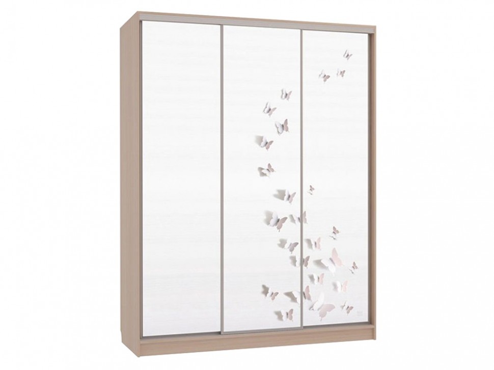 Шкаф-купе Бассо 7 Бабочки