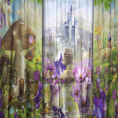 Комплект штор с тюлем Дружелюбие в сказке