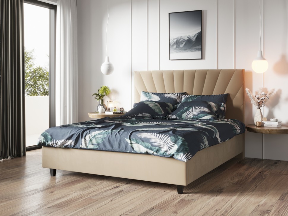 Кровать с подъемным механизмом Марго Люкс ПМ