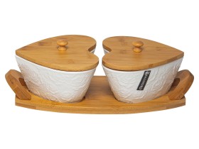 Баночки для хранения Роза 2 предмета