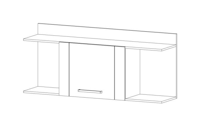 Шкаф навесной Элегия ПЛ-101 / 103