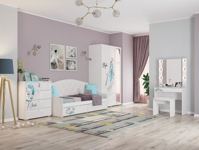 Детская кровать Гламур