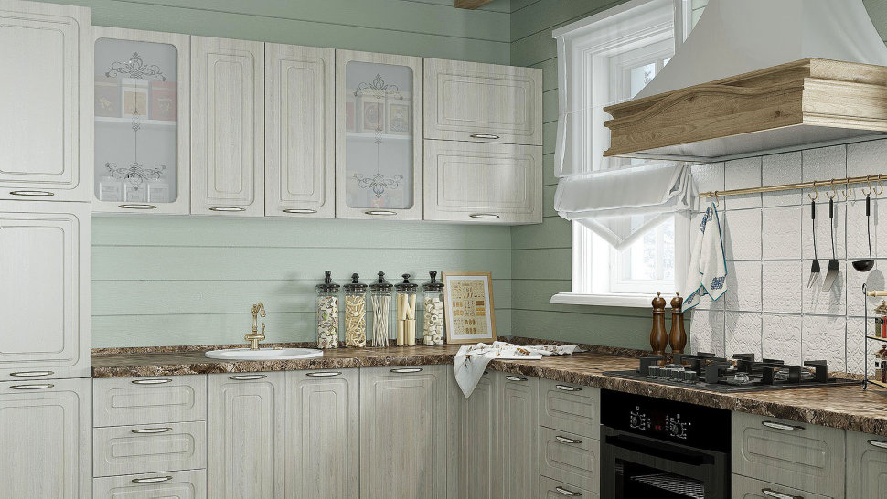 Кухонный гарнитур Прованс 320 х 240 см