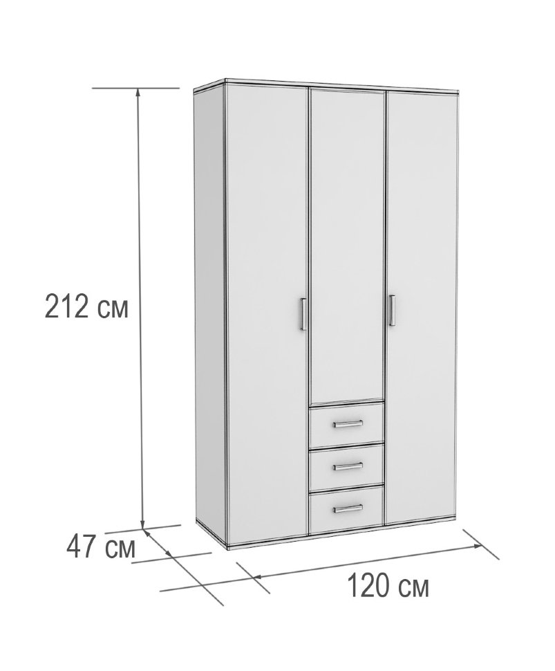 Распашной шкаф Белла