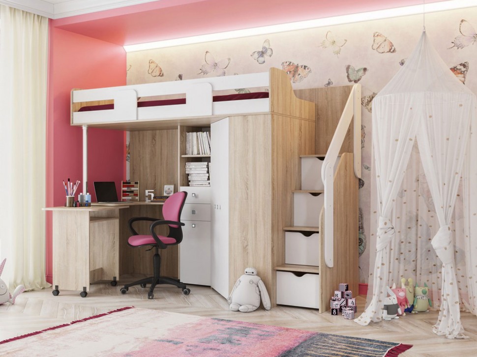 Кровать-чердак Мийа