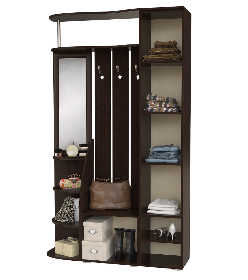 Современная прихожая для узкого коридора Ксения