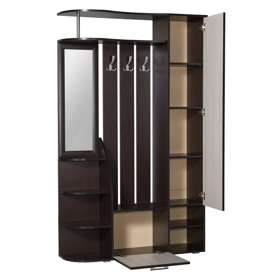 Современная прихожая для узкого коридора Ксения