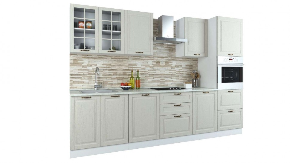 Прямой кухонный гарнитур Кухня Палермо 3 м