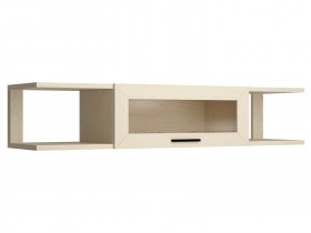 Настенная полка Полка навесная со стеклом 1500 Милан