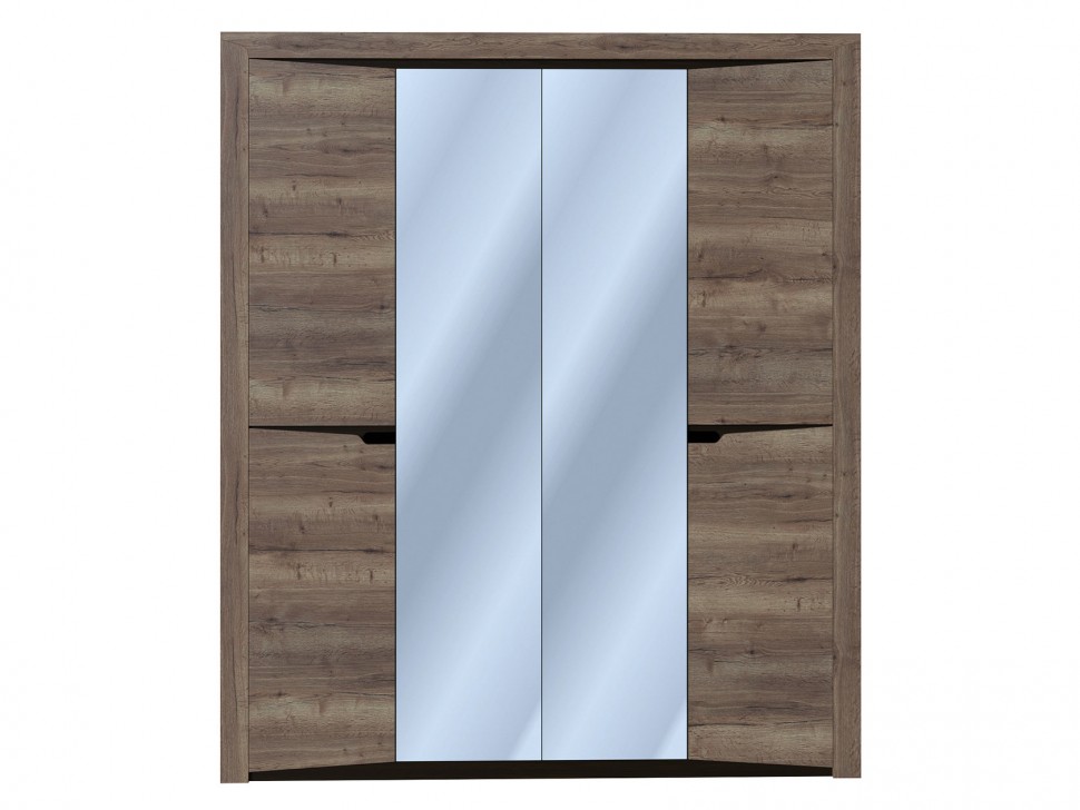 Шкаф 4-х дверный распашной Гарда 4-х дверный с зеркалом
