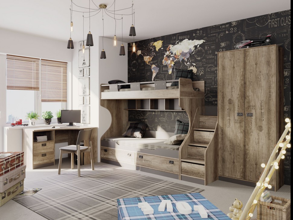 Детский письменный стол Пилигрим ТД-276.15.02