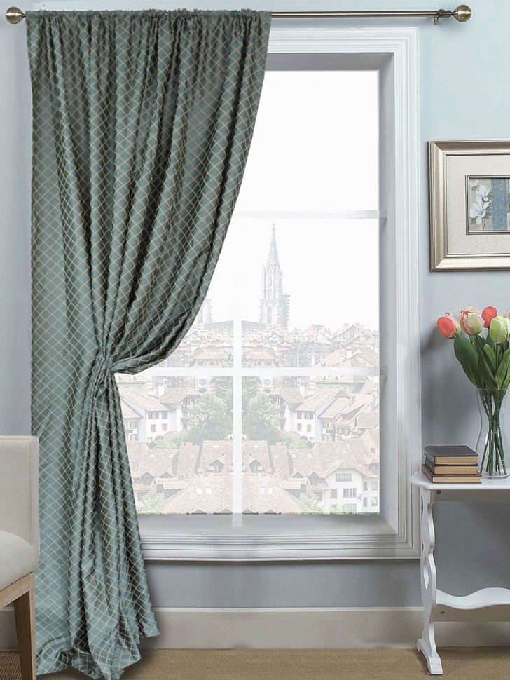 Штора Прага жаккард ромб