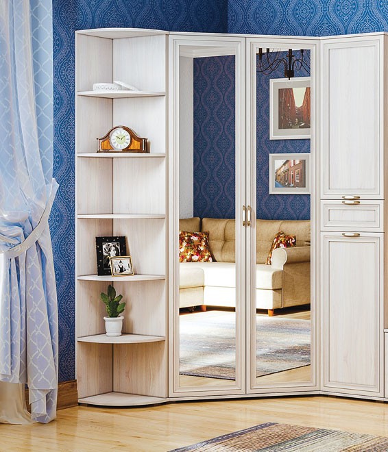 Стеллаж угловой Аврора 1708