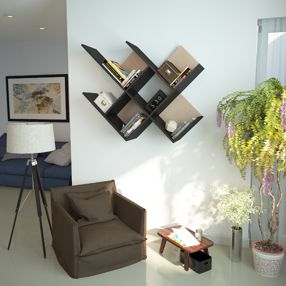 Комплект настенный полок Файн-17