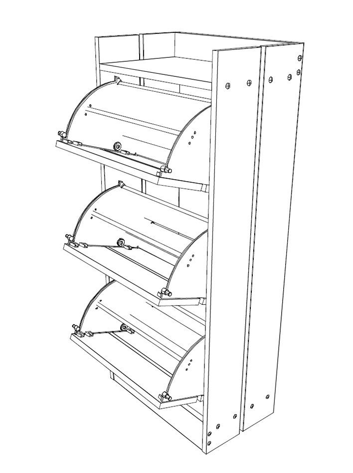 Обувница Стелла