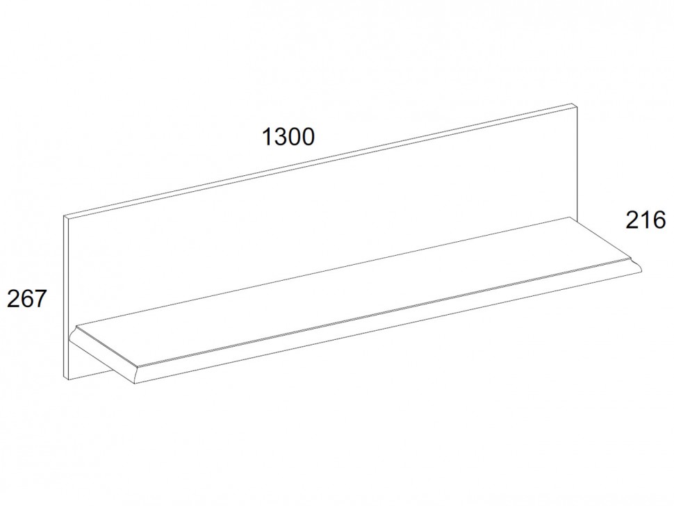 Настенная полка Полка навесная Тиффани