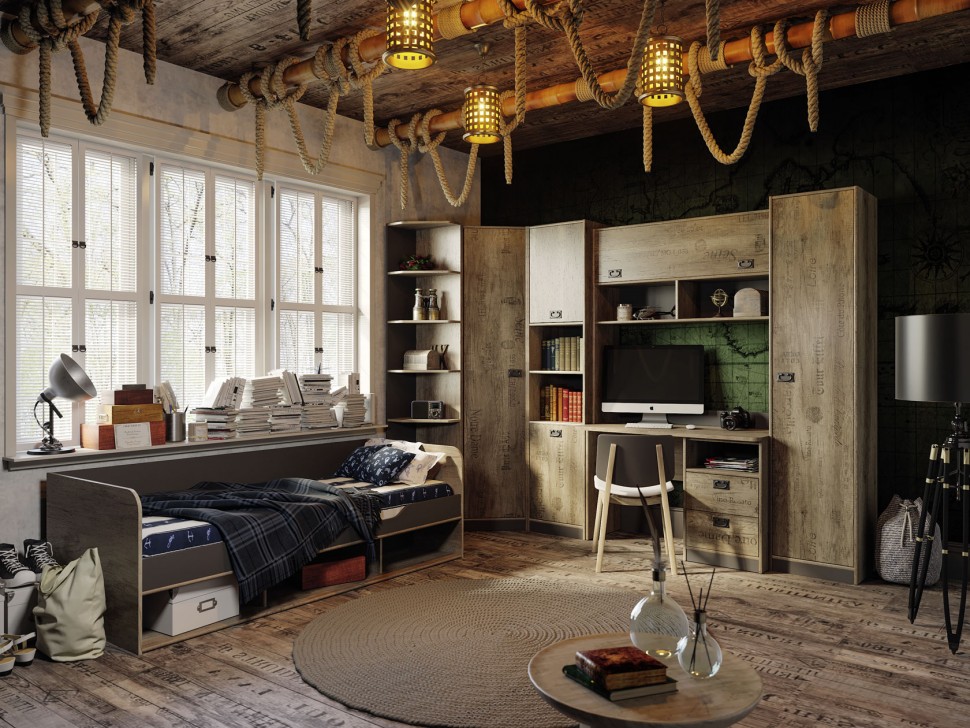 Детская кровать Кровать 80х200 Пилигрим ТД-276.12.02