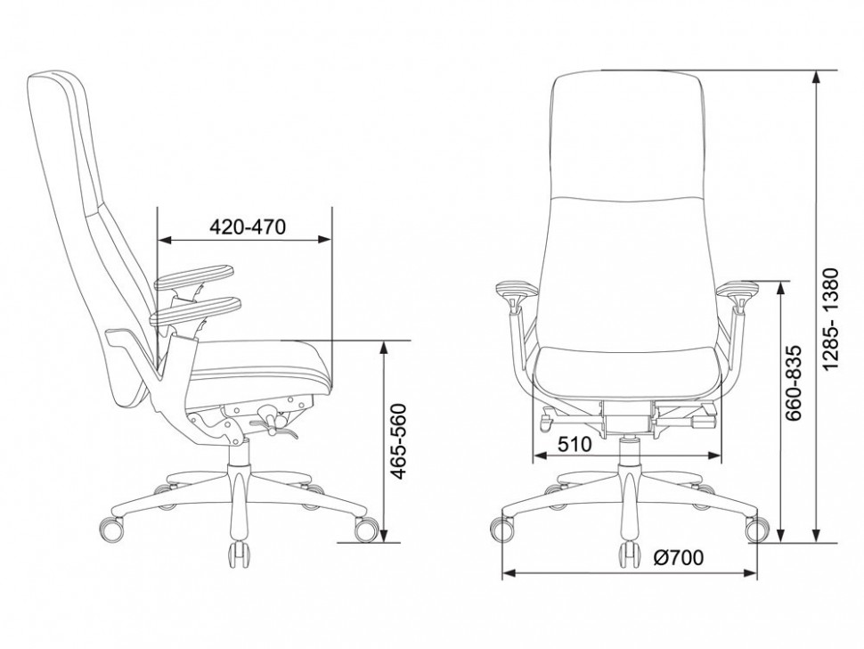 Кресло руководителя Кресло руководителя Бюрократ _ARTI