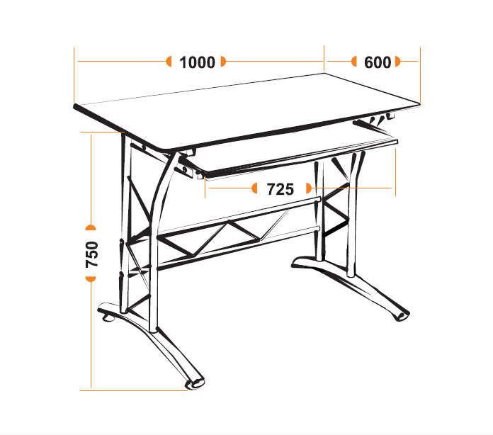 Письменный стол ST-F1018