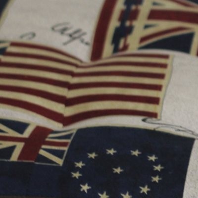 Пуфик с ящиком для хранения Пуфик складной Флаги