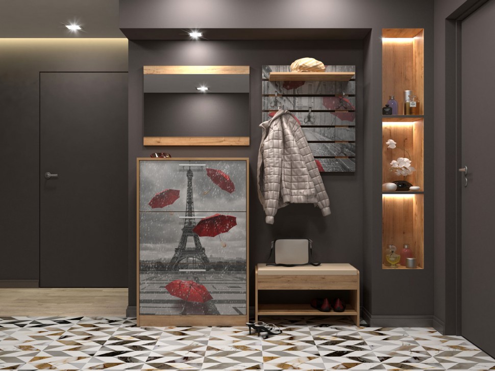 Настенная вешалка Париж