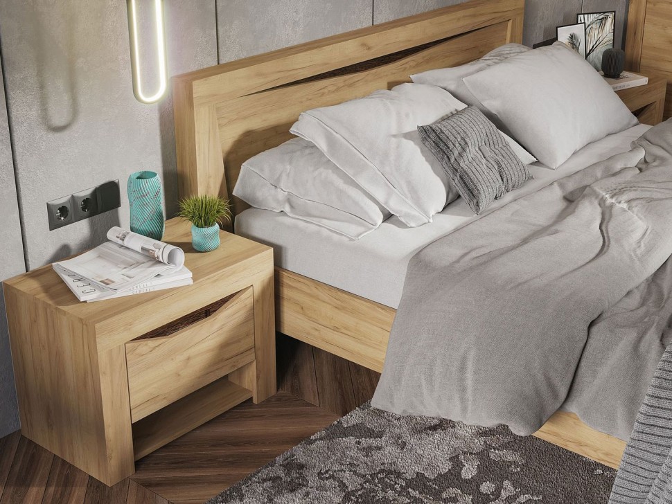 Прикроватная тумба Спальня ПАОЛА ТП 701 (600х450х372 мм) МДФ