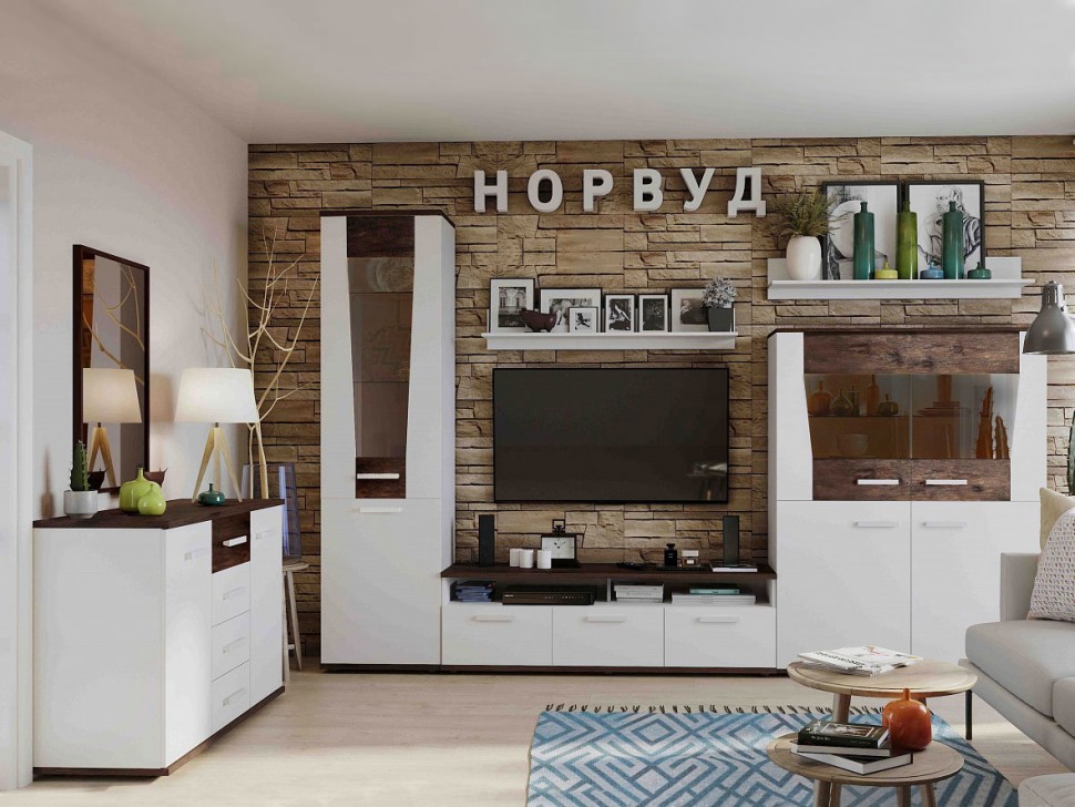 Шкаф-витрина Норвуд