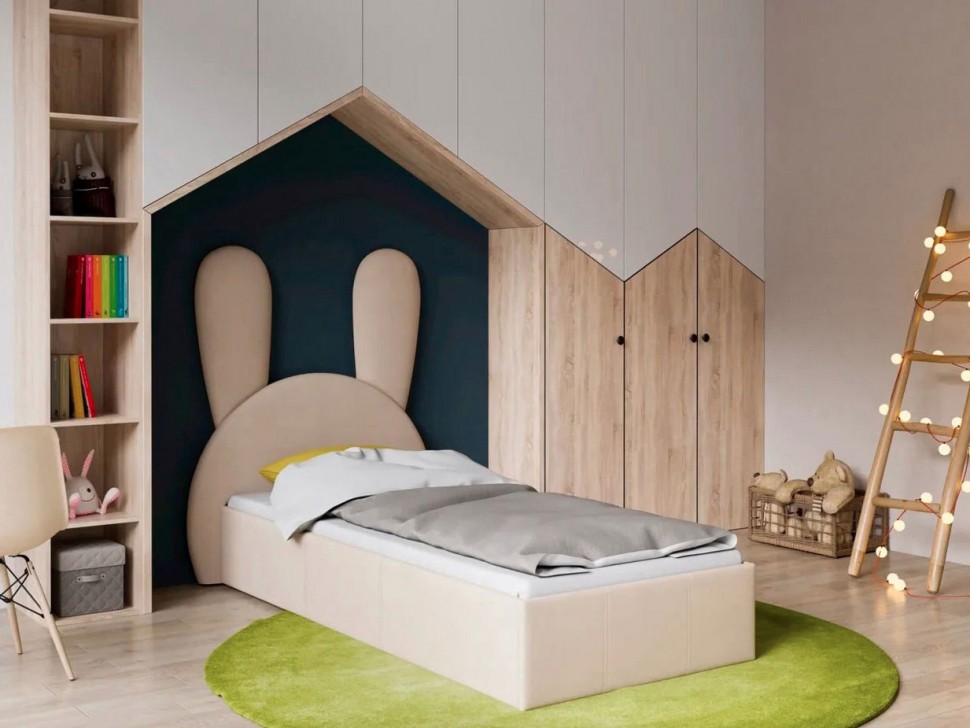 Кровать детская с подъемным механизмом Банни