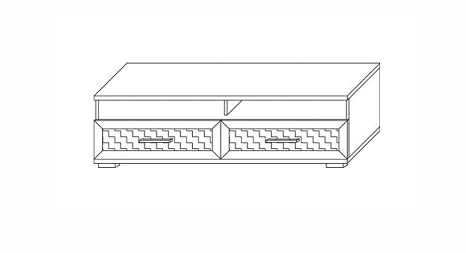 ТВ-тумба с нишей Тумба для аппаратуры с нишей 1500 Парма Люкс