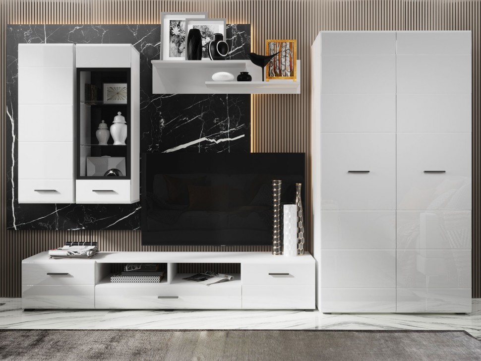 Шкаф-витрина навесной Глосс