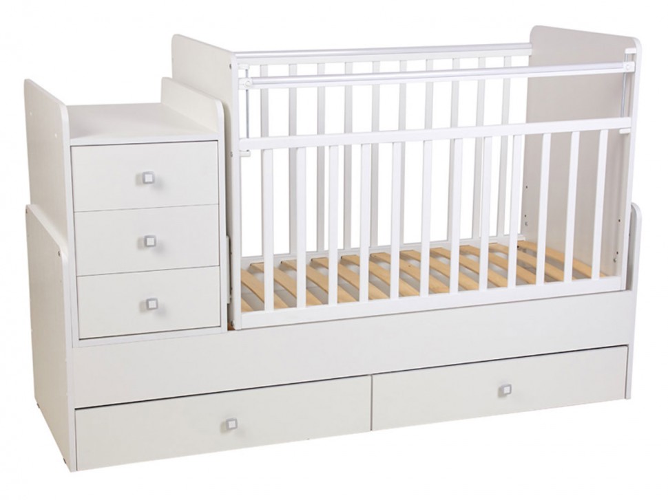 Кроватка-трансформер для новорожденных Флор