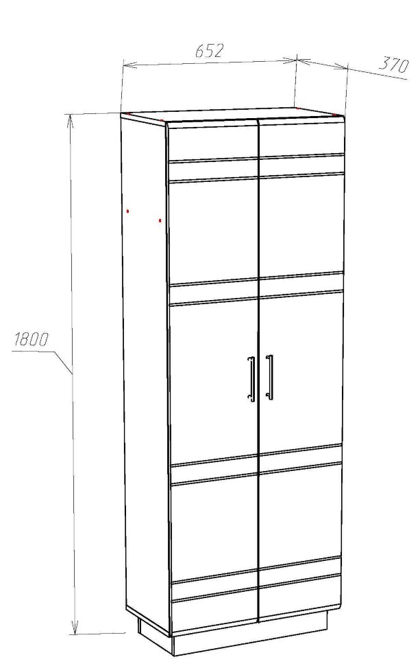 Шкаф распашной Баланар