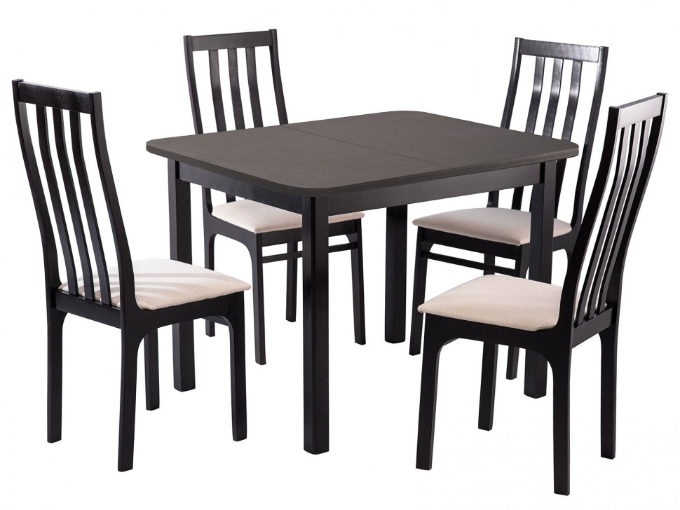 Обеденная группа для столовой и гостиной Франц 3 + 4 стула