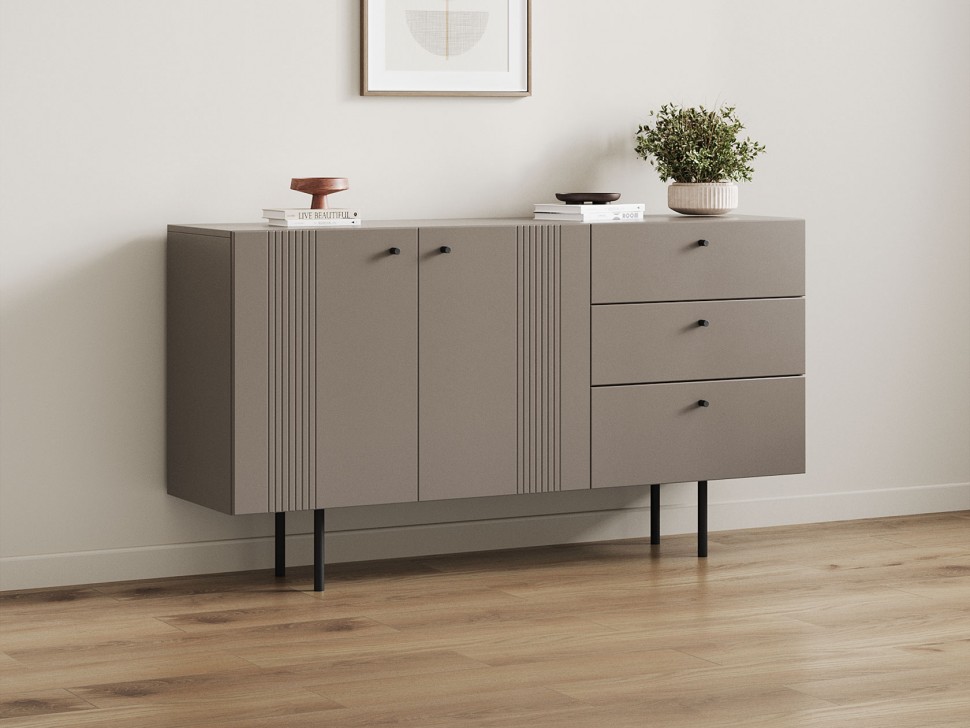 Комод Каприс с дверцами и ящиками