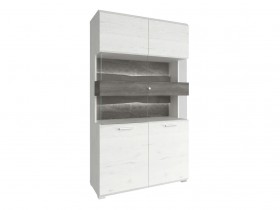 Шкаф-витрина Сканди 2 дв