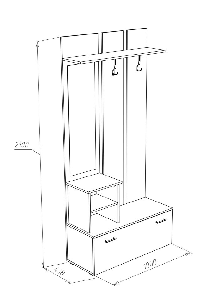 Прихожая в коридор Сальмиро К