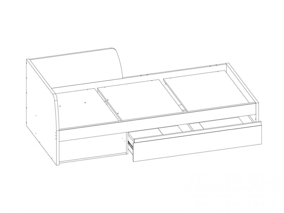 Односпальная кровать Джаз