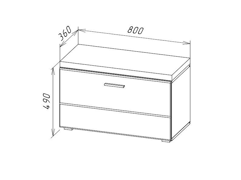 Обувница Глосс