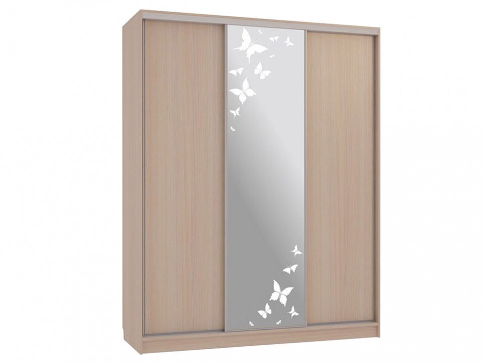 Шкаф-купе Бассо 1 Бабочки
