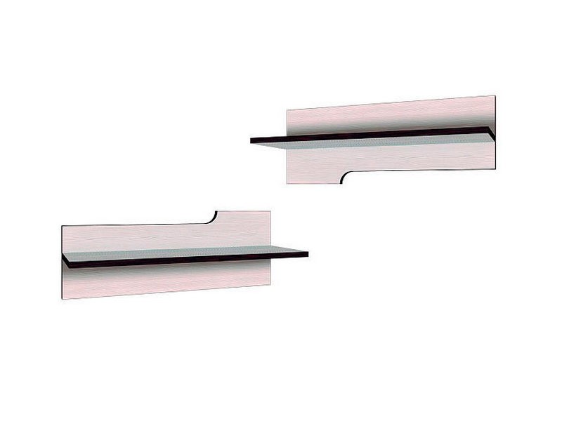 Комплект настенных полок Полка настенная Wyspaa 4 (комплект из 2-х полок)