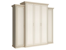 Распашной шкаф Шкаф 5-ти дверный с пеналами глухой Венето