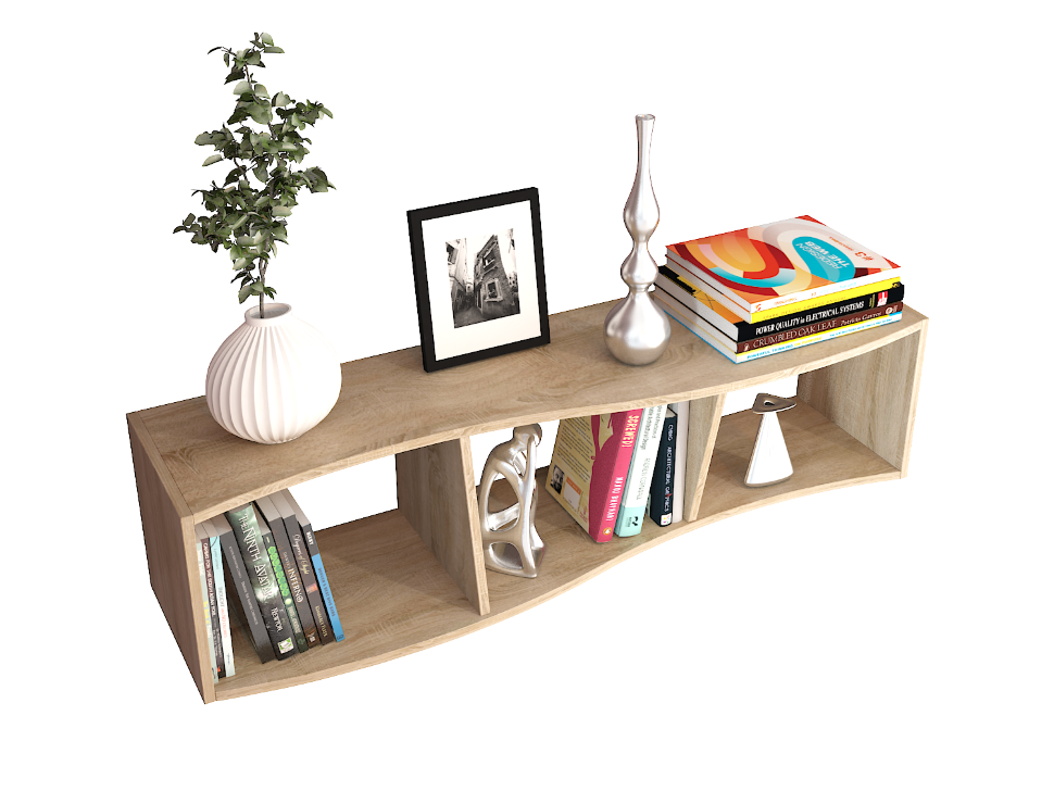 Настенная полка Вейв-8