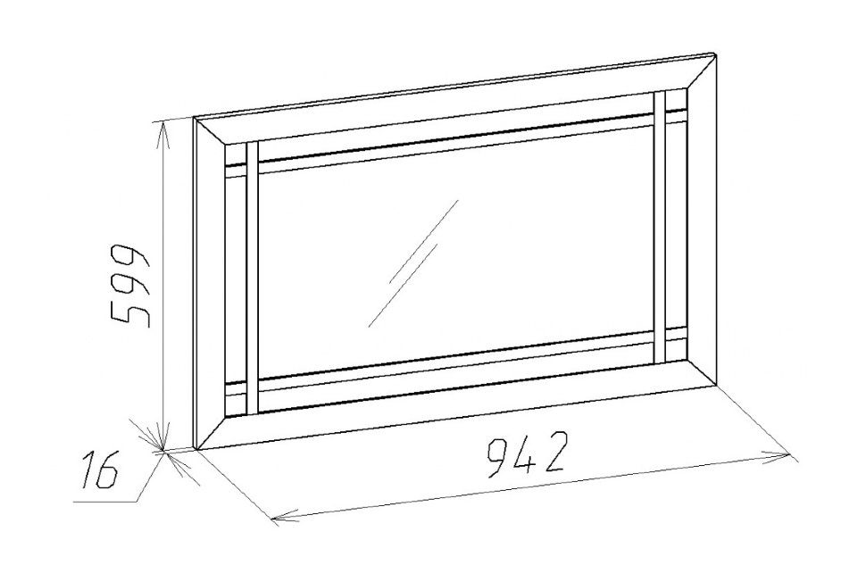 Настенное зеркало Шерлок