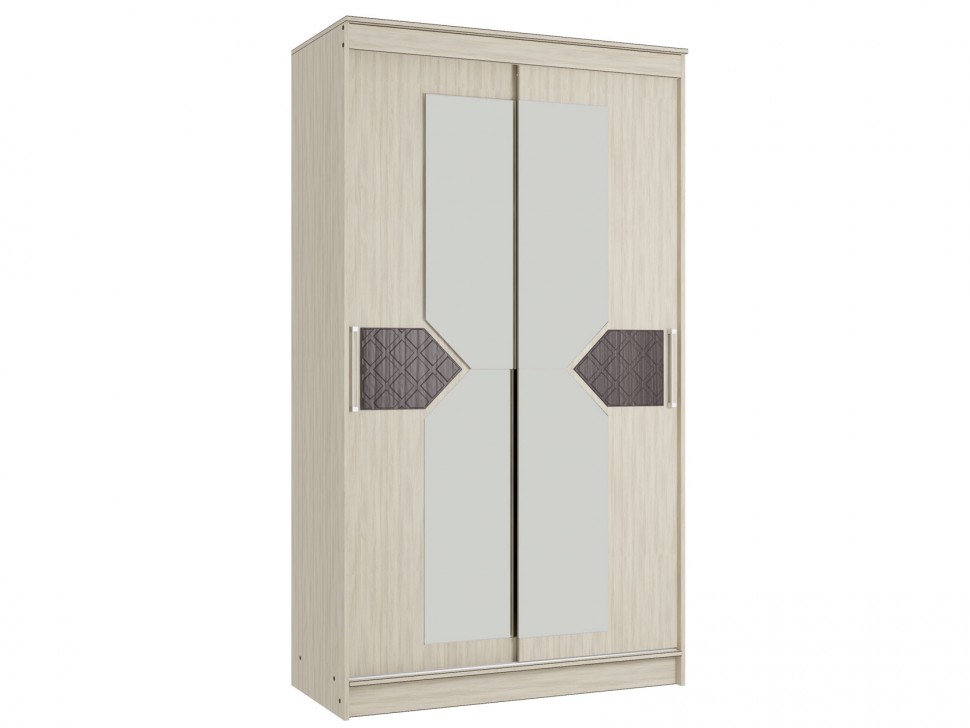 Шкаф 2-х створчатый с зеркалом Вероника