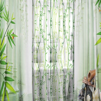 Комплект штор с тюлем Бамбуковые заросли