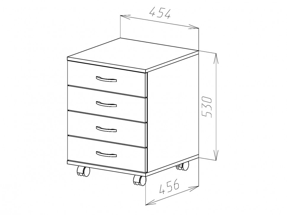 Офисная тумба Парма