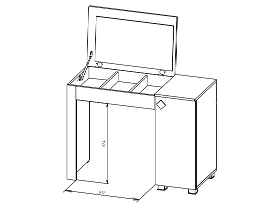 Туалетный столик Бьянка